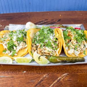 3 Tacos de Fajitas Chicken